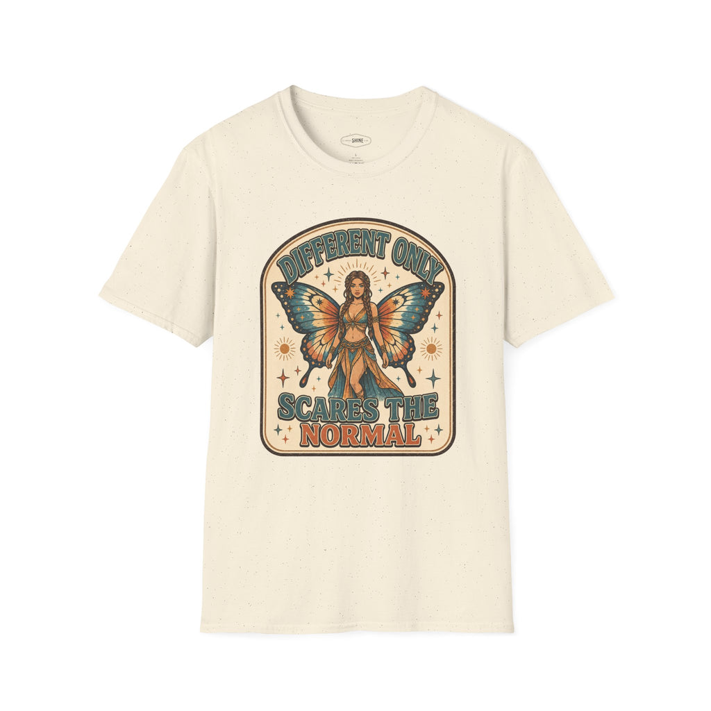 Different Only Scares the Normal T-Shirt Vintage Design