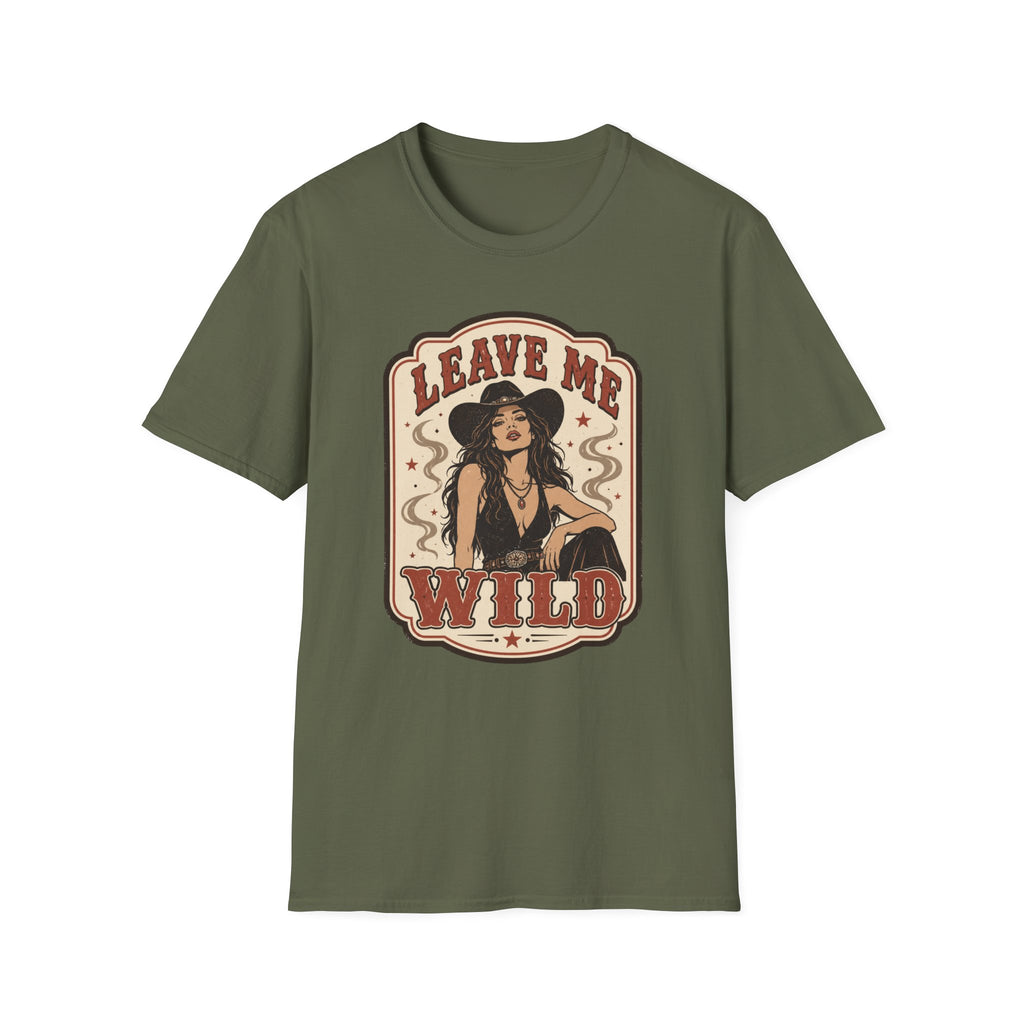Leave Me Wild T-Shirt Vintage Design