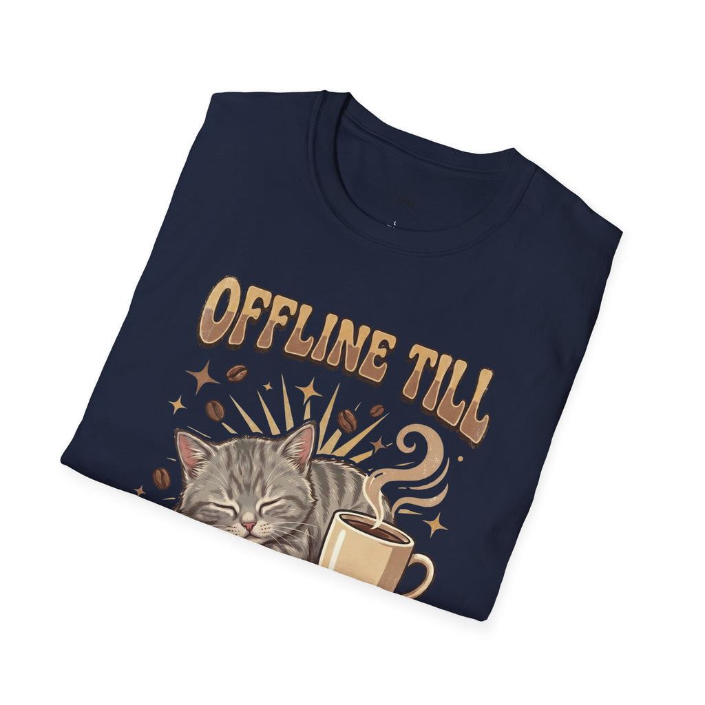 Offline Till Caffeinated T-Shirt Vintage Design