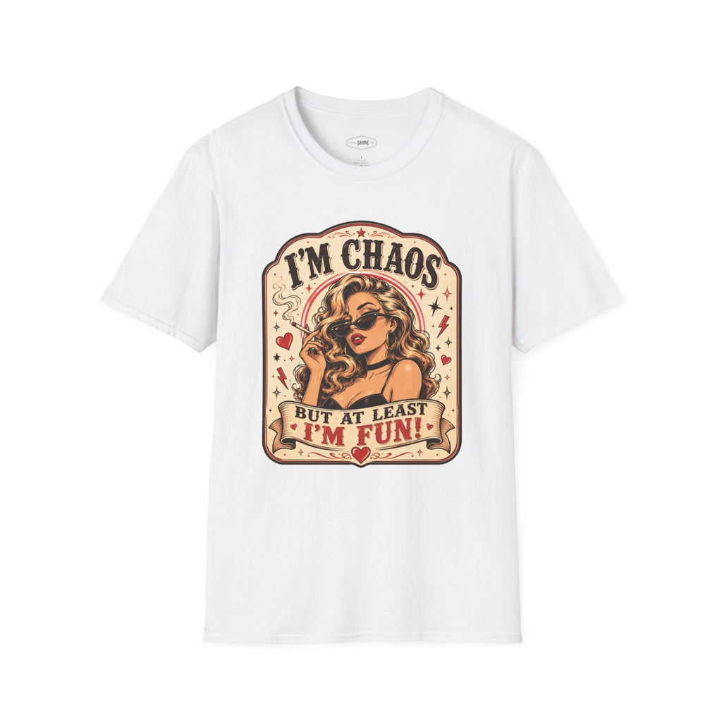I'm Chaos but At Least I'm Fun T-Shirt Vintage Design