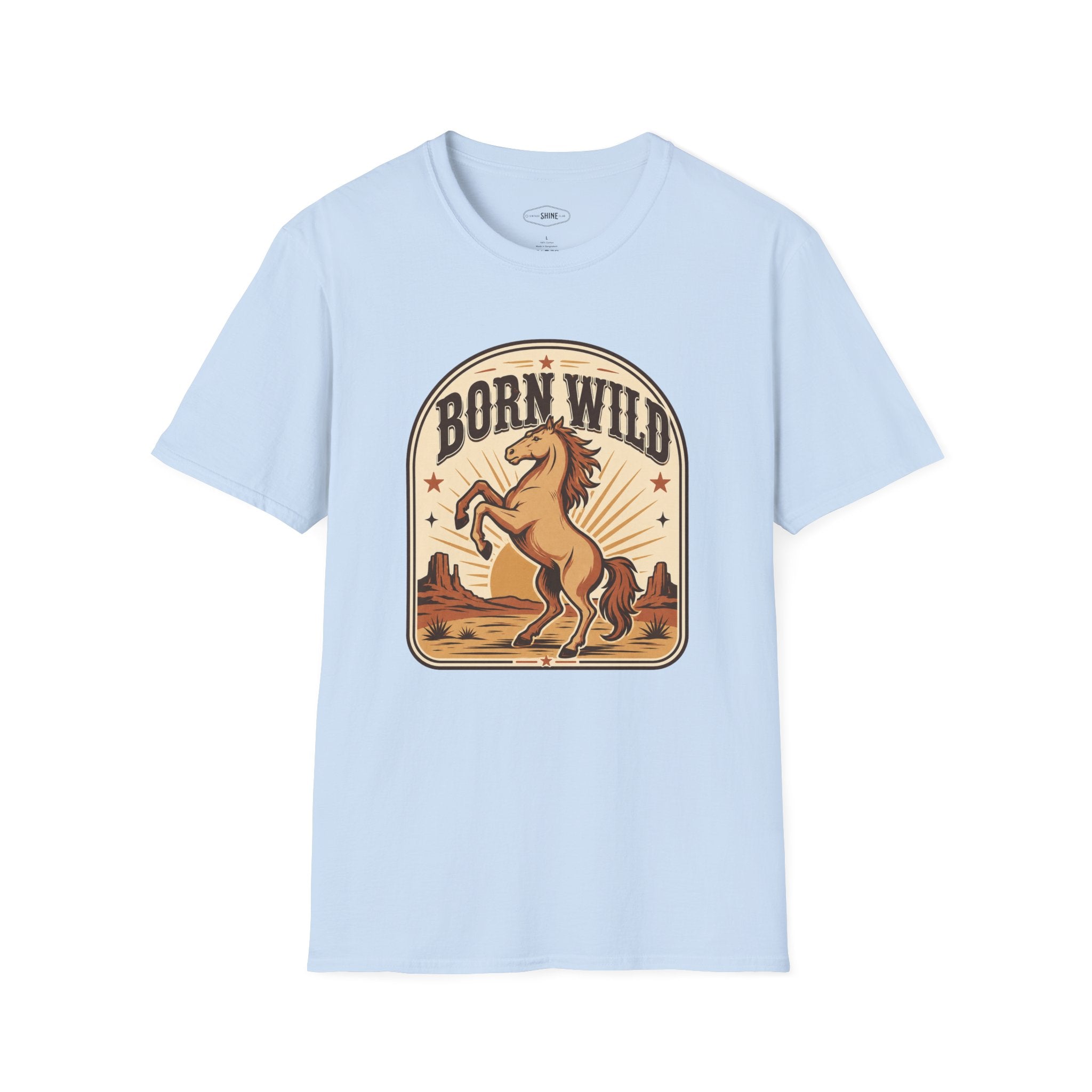Born Wild T-Shirt Vintage Design