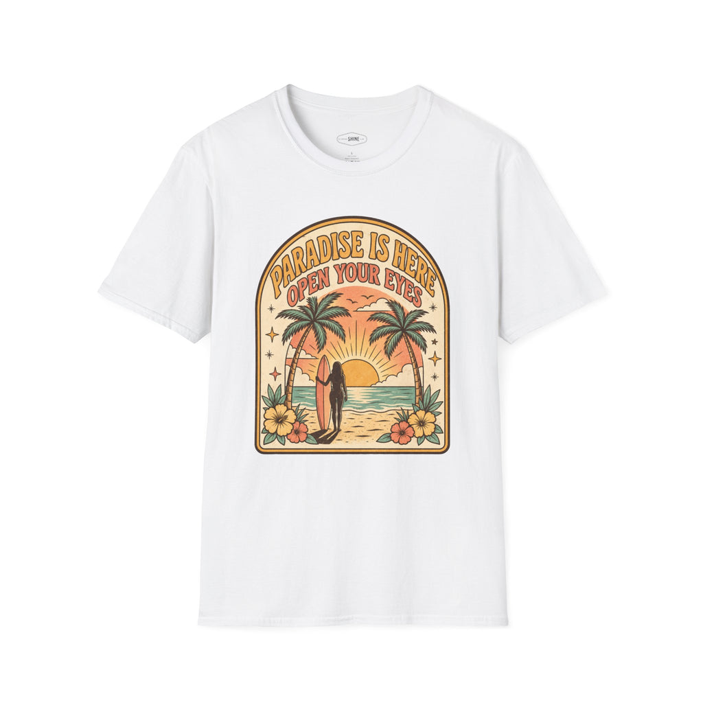 Paradise Is Here T-Shirt Vintage Design