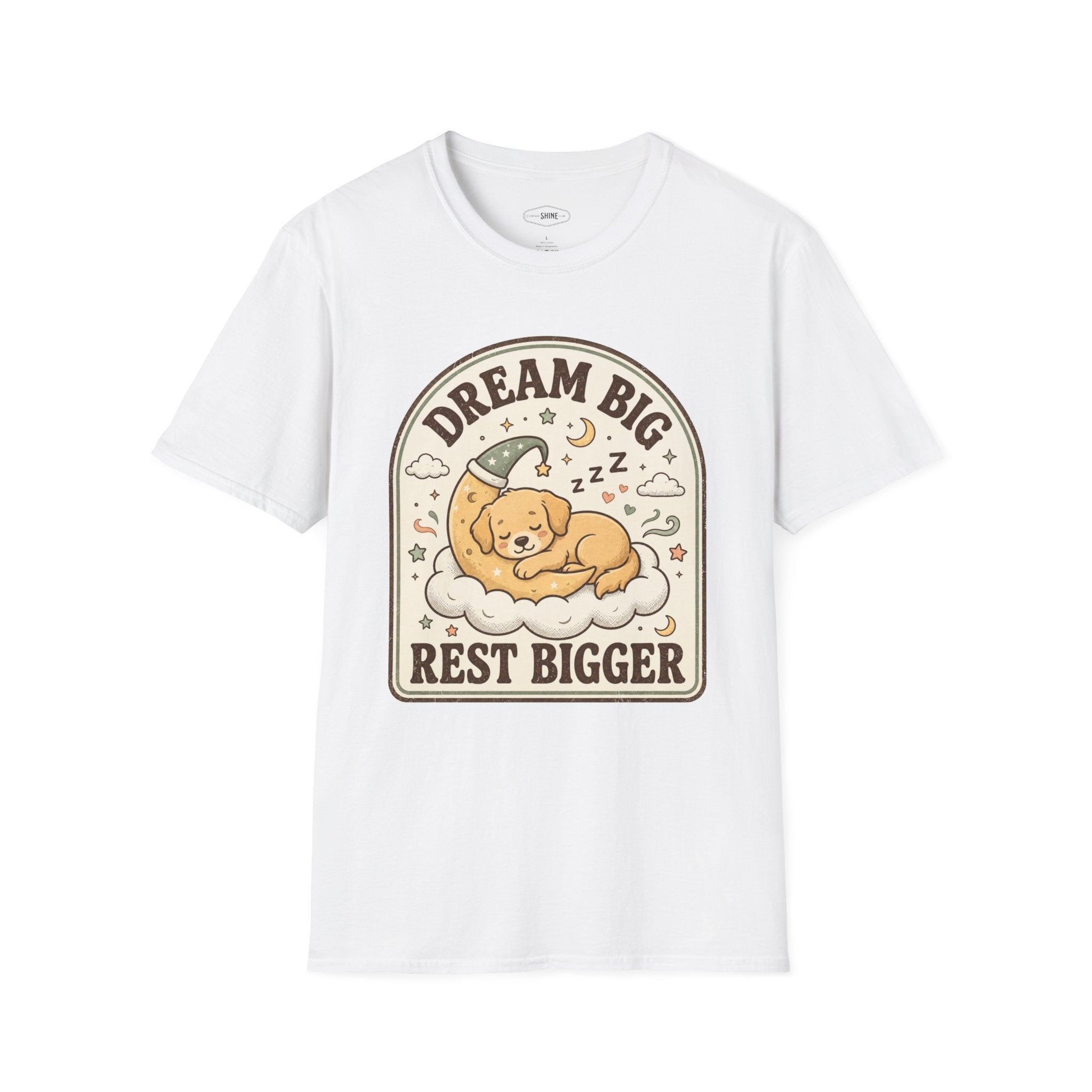 Dream Big Rest Bigger T-Shirt Vintage Design