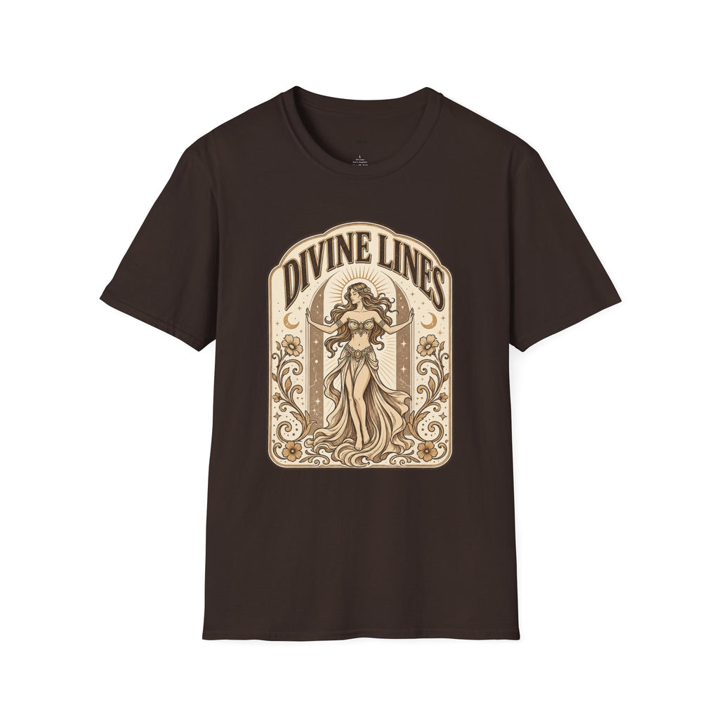 Divine Lines T-Shirt Vintage Design