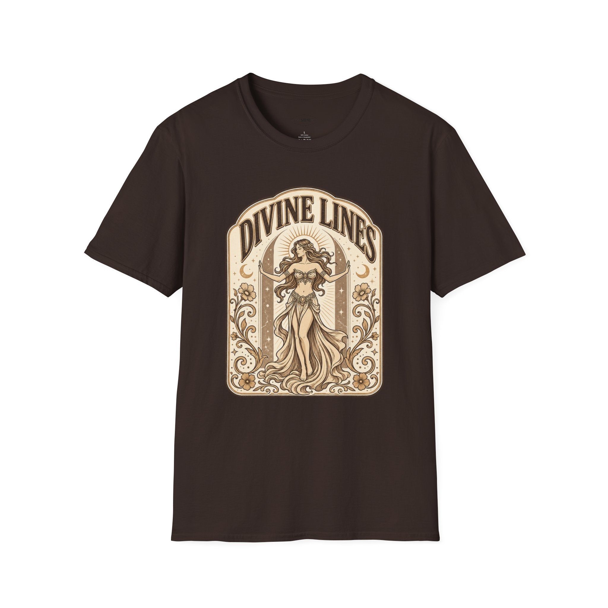 Divine Lines T-Shirt Vintage Design