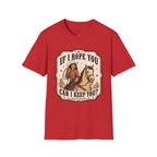 If I Rope You, Can I Keep You? T-Shirt Vintage Design