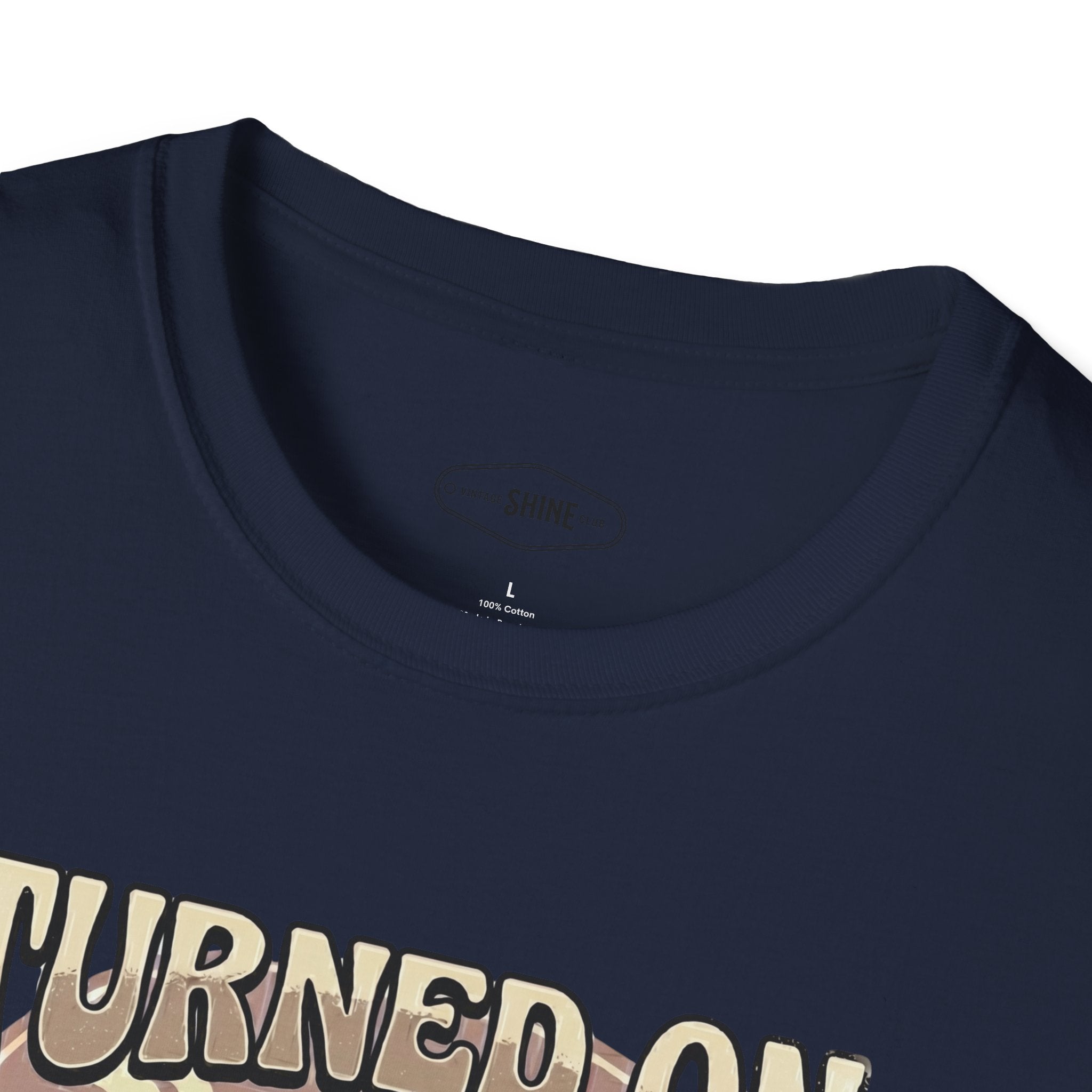 Turned On By Caffeine T-Shirt Vintage Design