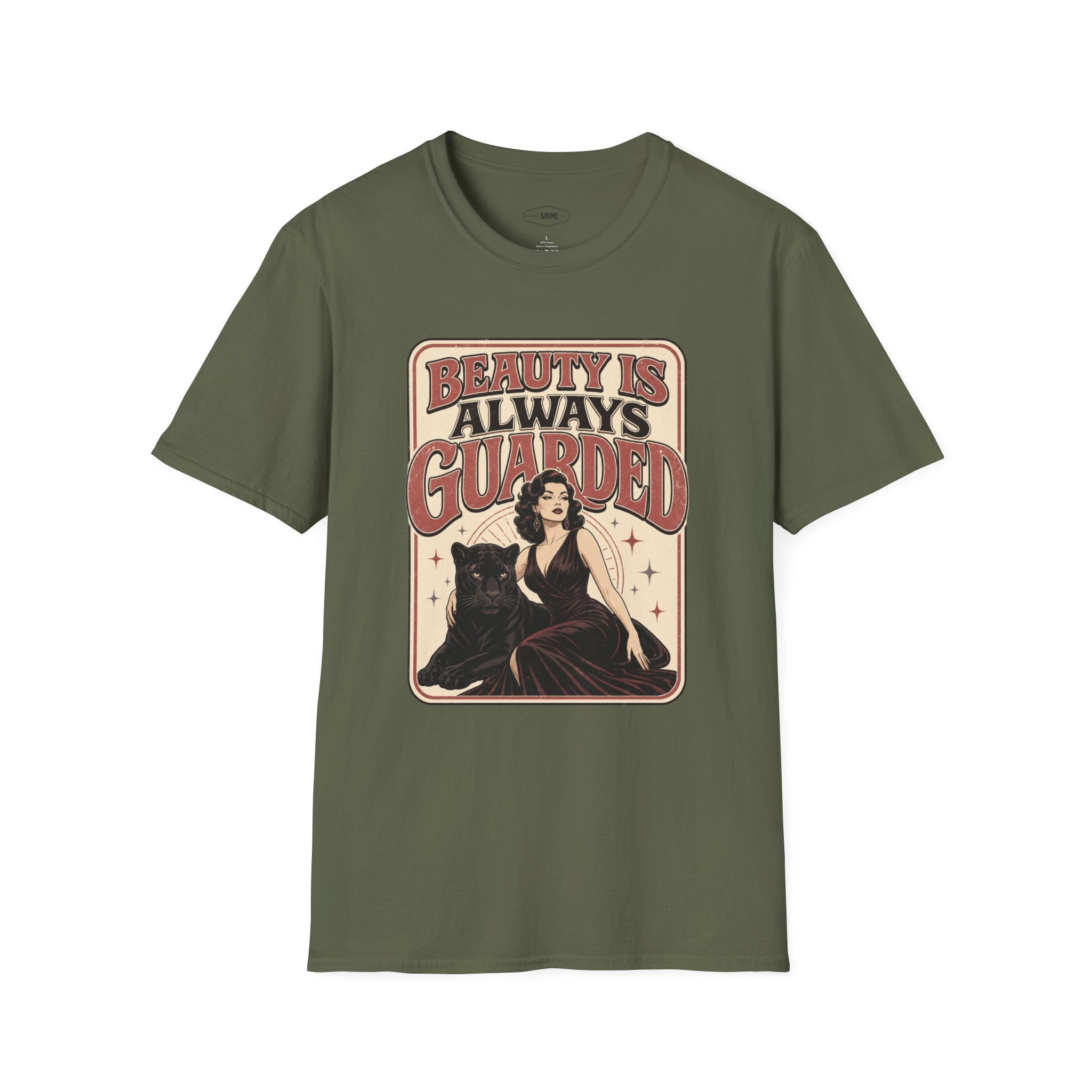 Beauty Is Always Guarded T-Shirt Vintage Design