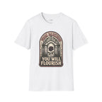 From Darkness You Will Flourish T-Shirt Vintage Design