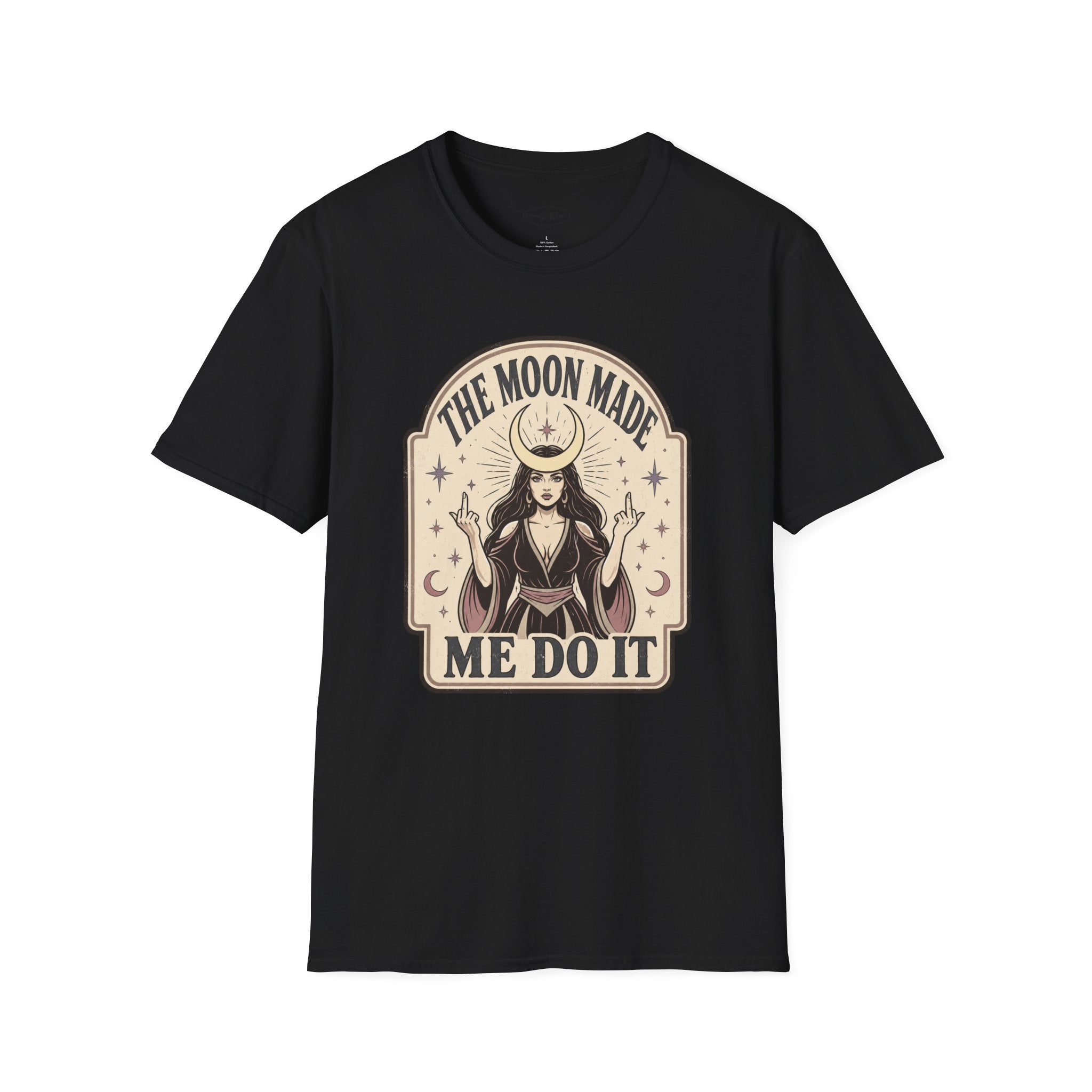 The Moon Made Me Do It T-Shirt Vintage Design