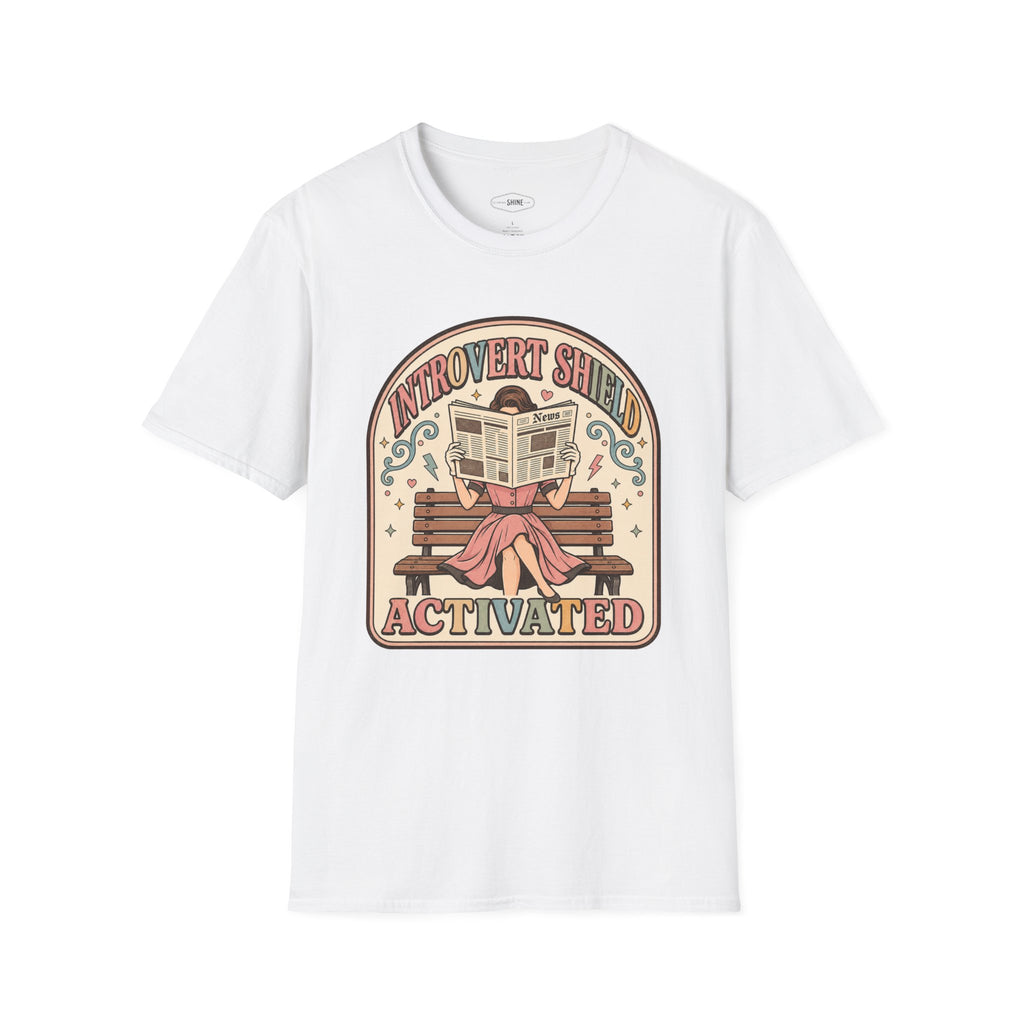 Introvert Shield Activated T-Shirt Vintage Design