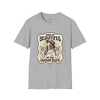 Chin Up Beautiful or the Crown Slips T-Shirt Vintage Design
