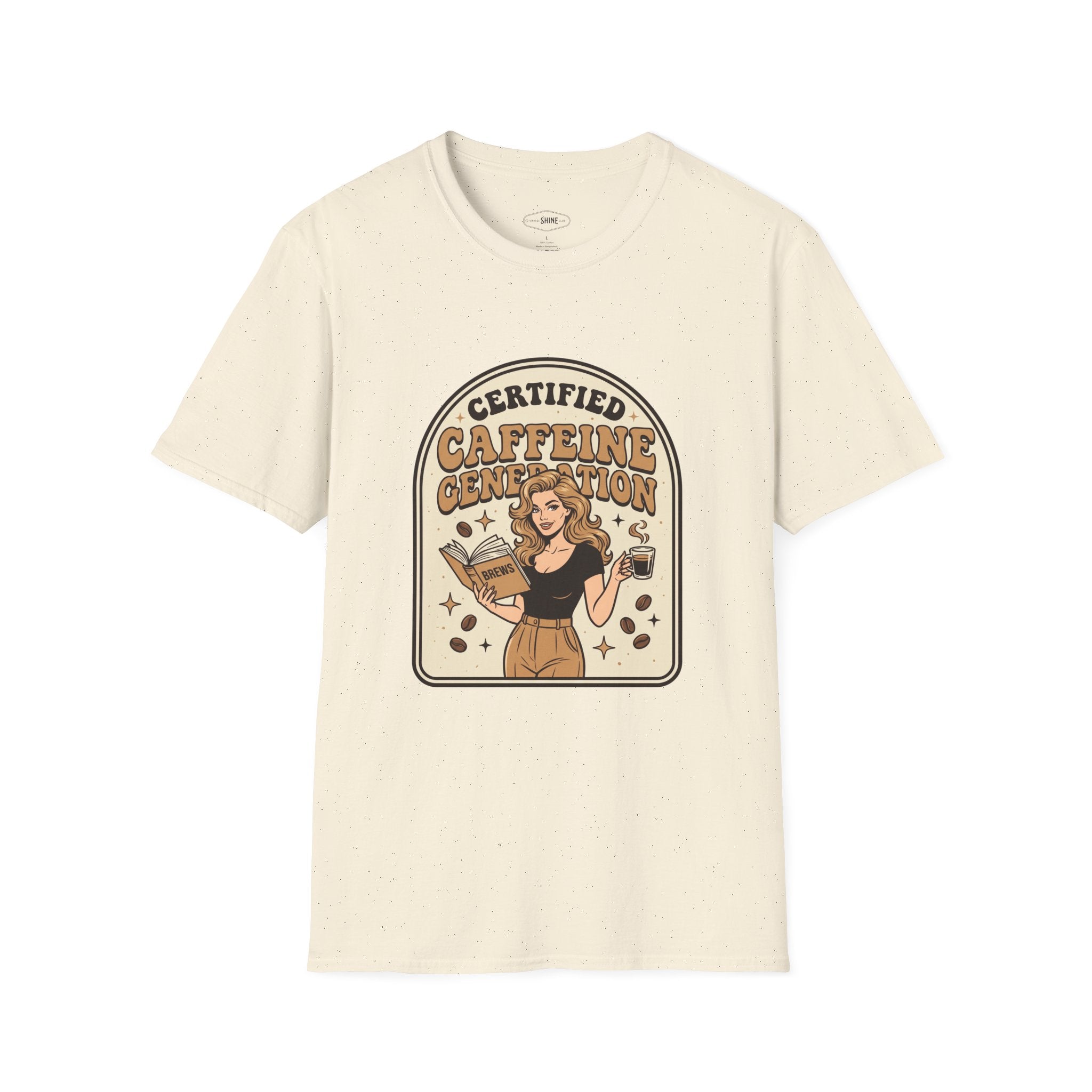 Certified Caffeine Generation T-Shirt Vintage Design