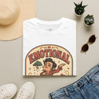 Emotional Short Human T-Shirt Vintage Design