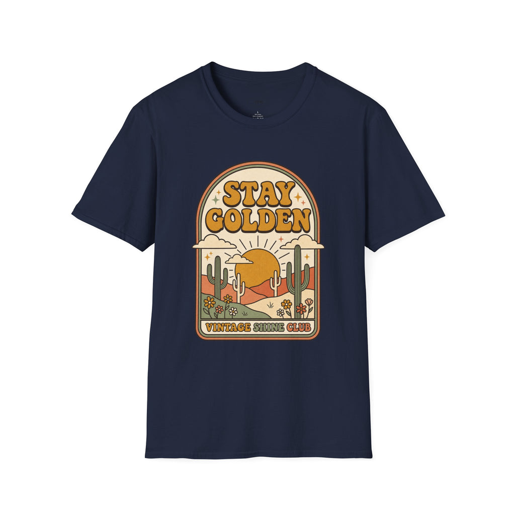 Stay Golden T-Shirt Vintage Design