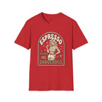 Espresso Makes Me Dangerous T-Shirt Vintage Design