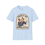 Talks a Lot Knows Little T-Shirt Vintage Design