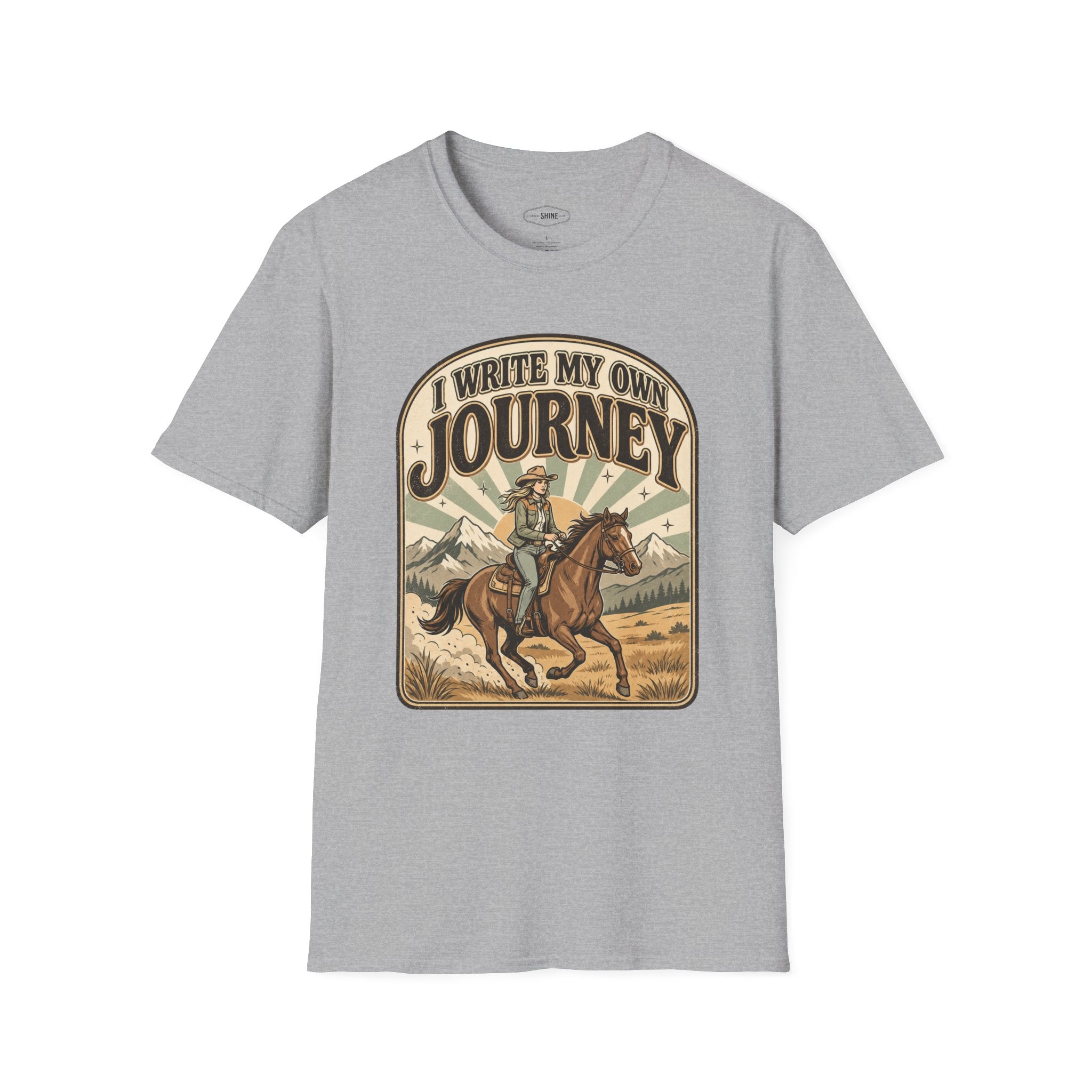 I Write My Own Journey T-Shirt Vintage Design