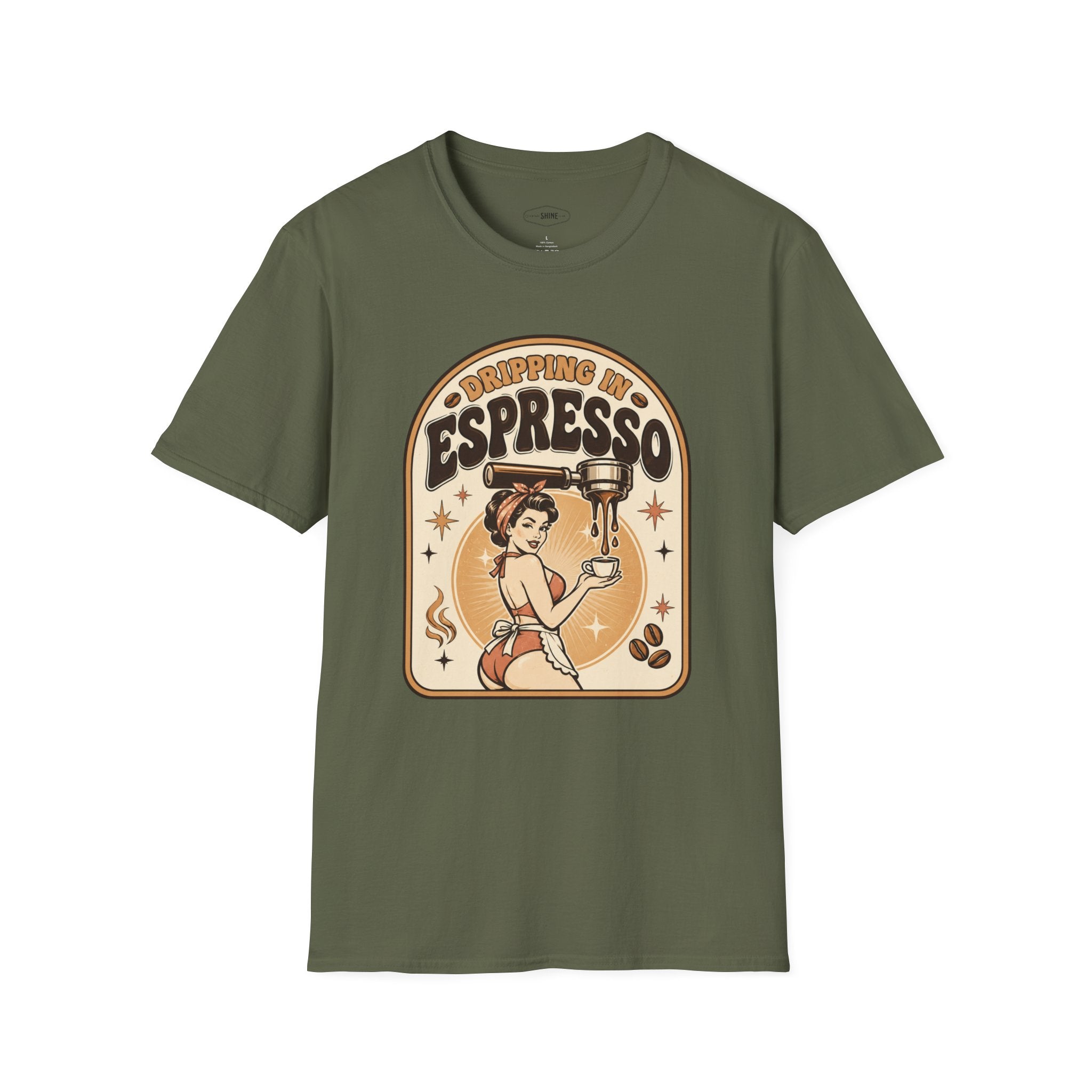 Dripping in Espresso T-Shirt Vintage Design