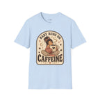 Baby Runs on Caffeine T-Shirt Vintage Design