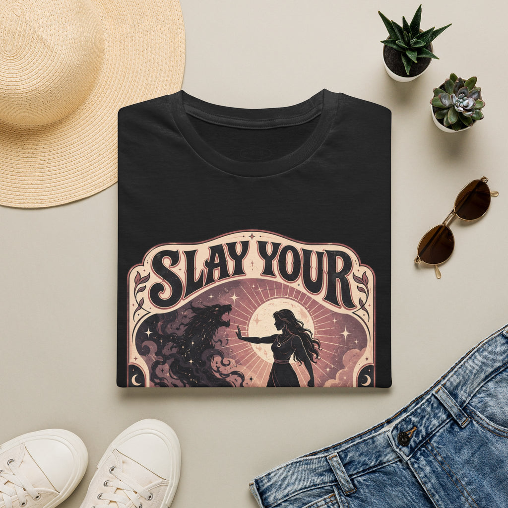 Slay Your Darkest Shadows T-Shirt Vintage Design