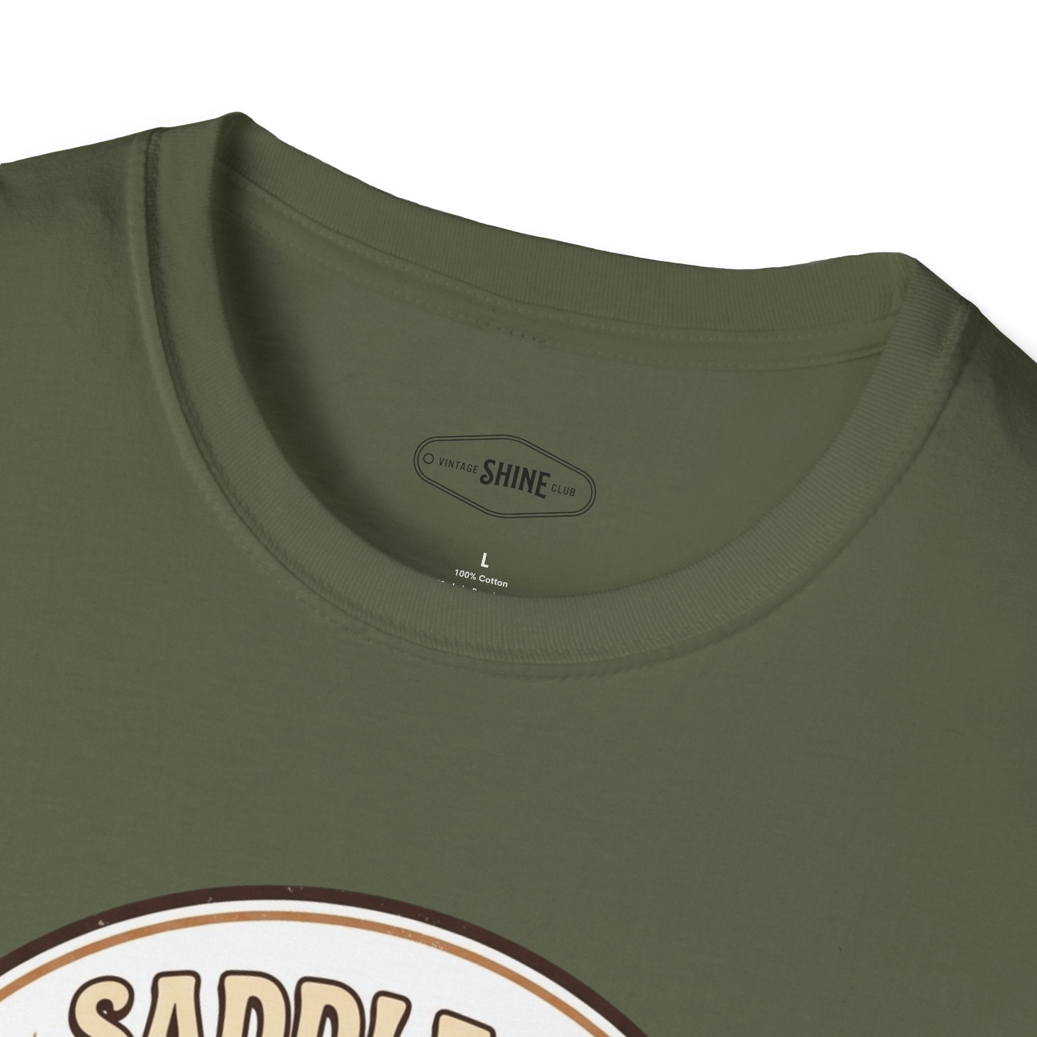 Saddle Up, Coffee First T-Shirt Vintage Design