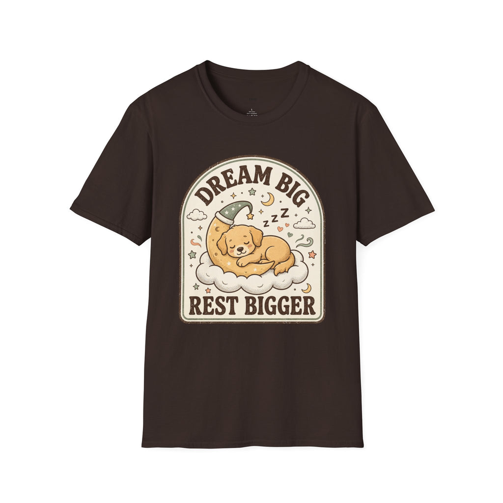 Dream Big Rest Bigger T-Shirt Vintage Design