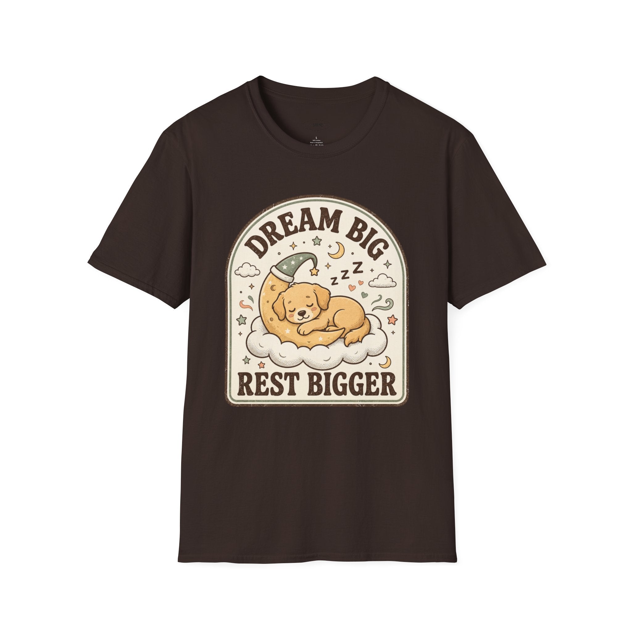 Dream Big Rest Bigger T-Shirt Vintage Design