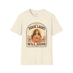 Your Light Will Shine T-Shirt Vintage Design
