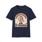 Coffee, Sugar & Trouble T-Shirt Vintage Design