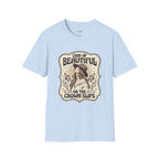Chin Up Beautiful or the Crown Slips T-Shirt Vintage Design