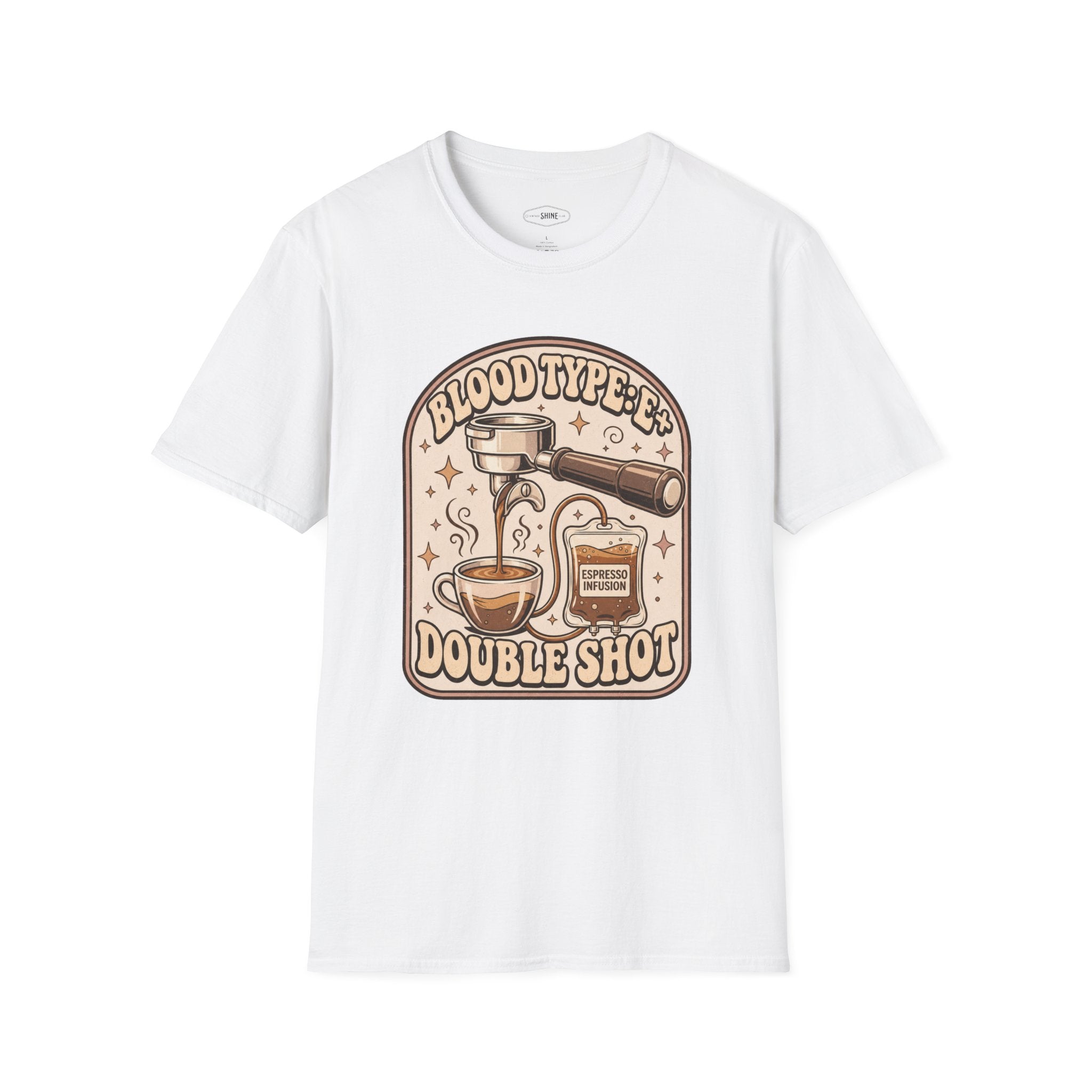 Blood Type: Double Shot T-Shirt Vintage Design