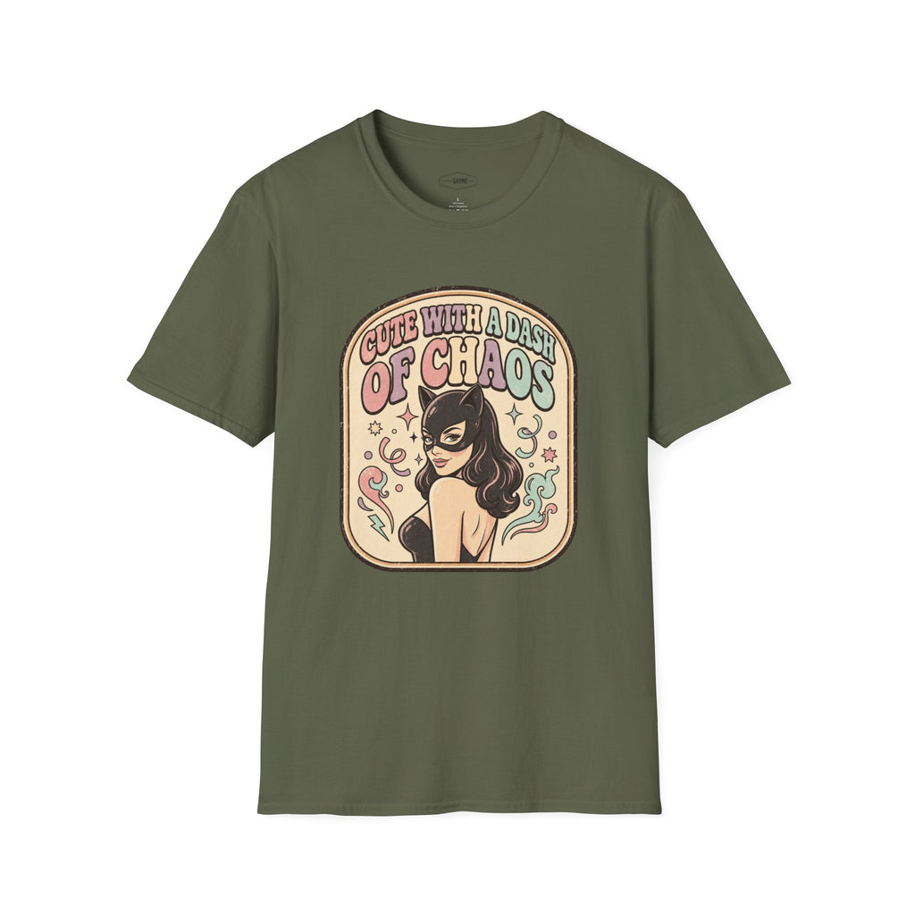 Cute with a Dash of Chaos T-Shirt Vintage Design