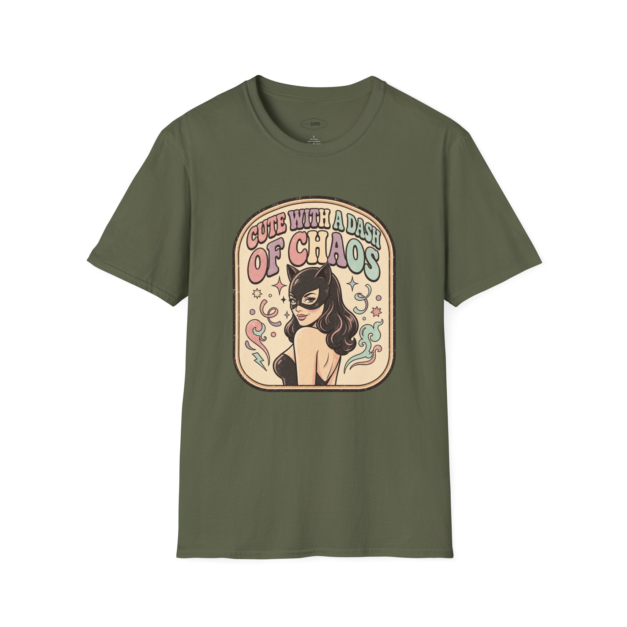 Cute with a Dash of Chaos T-Shirt Vintage Design