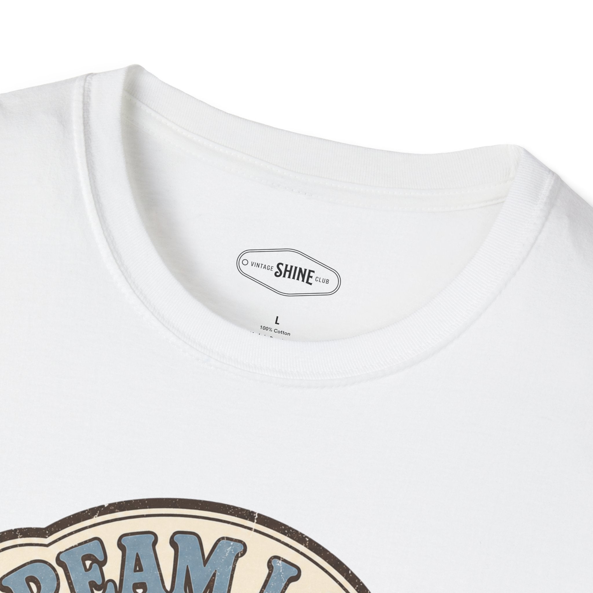Dream Large Sleep Longer T-Shirt Vintage Design