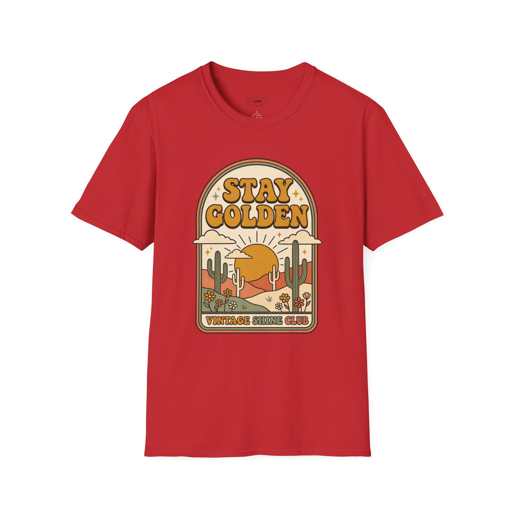 Stay Golden T-Shirt Vintage Design