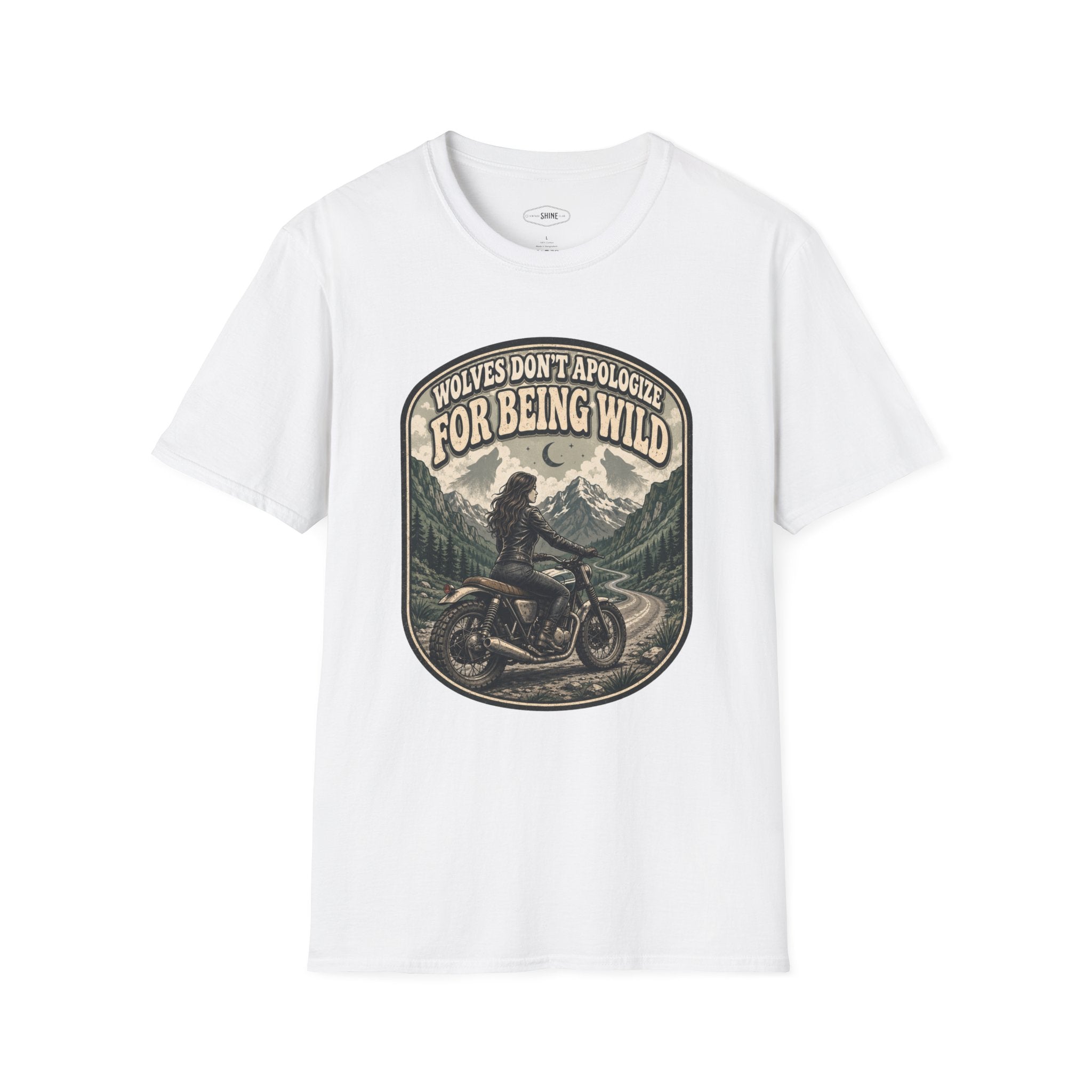 Wolves Don't Apologize for Being Wild T-Shirt Vintage Design