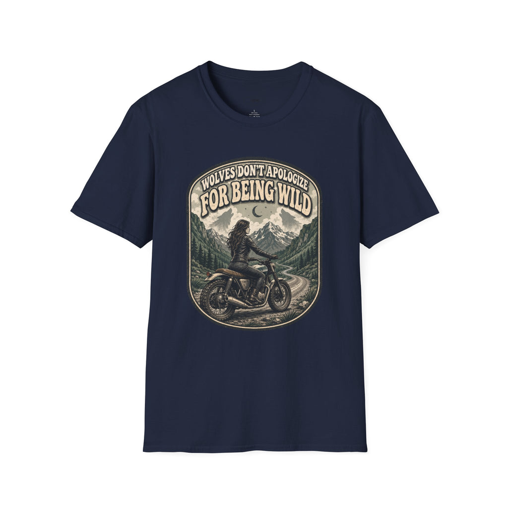 Wolves Don't Apologize for Being Wild T-Shirt Vintage Design