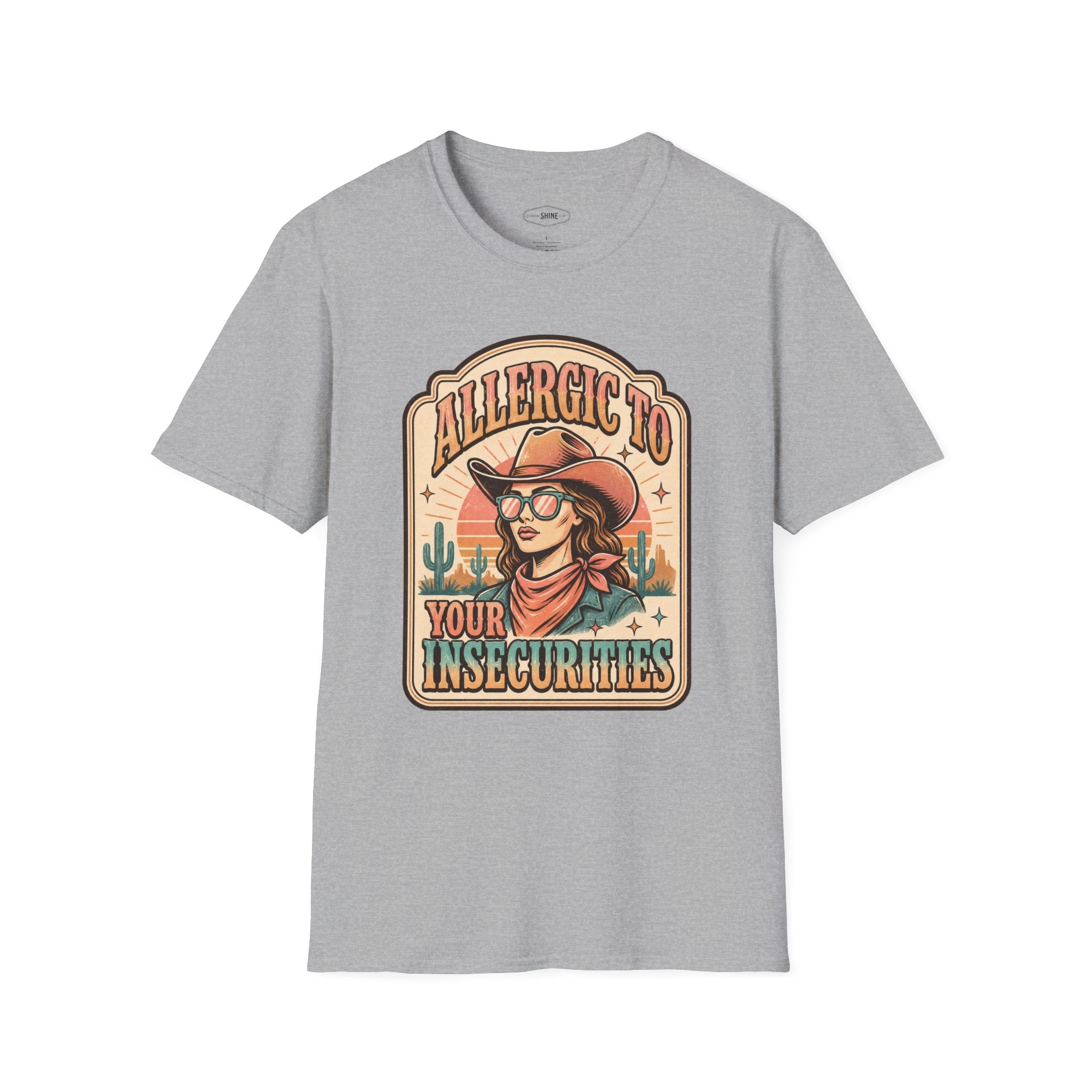 Allergic to Your Insecurities T-Shirt Vintage Design