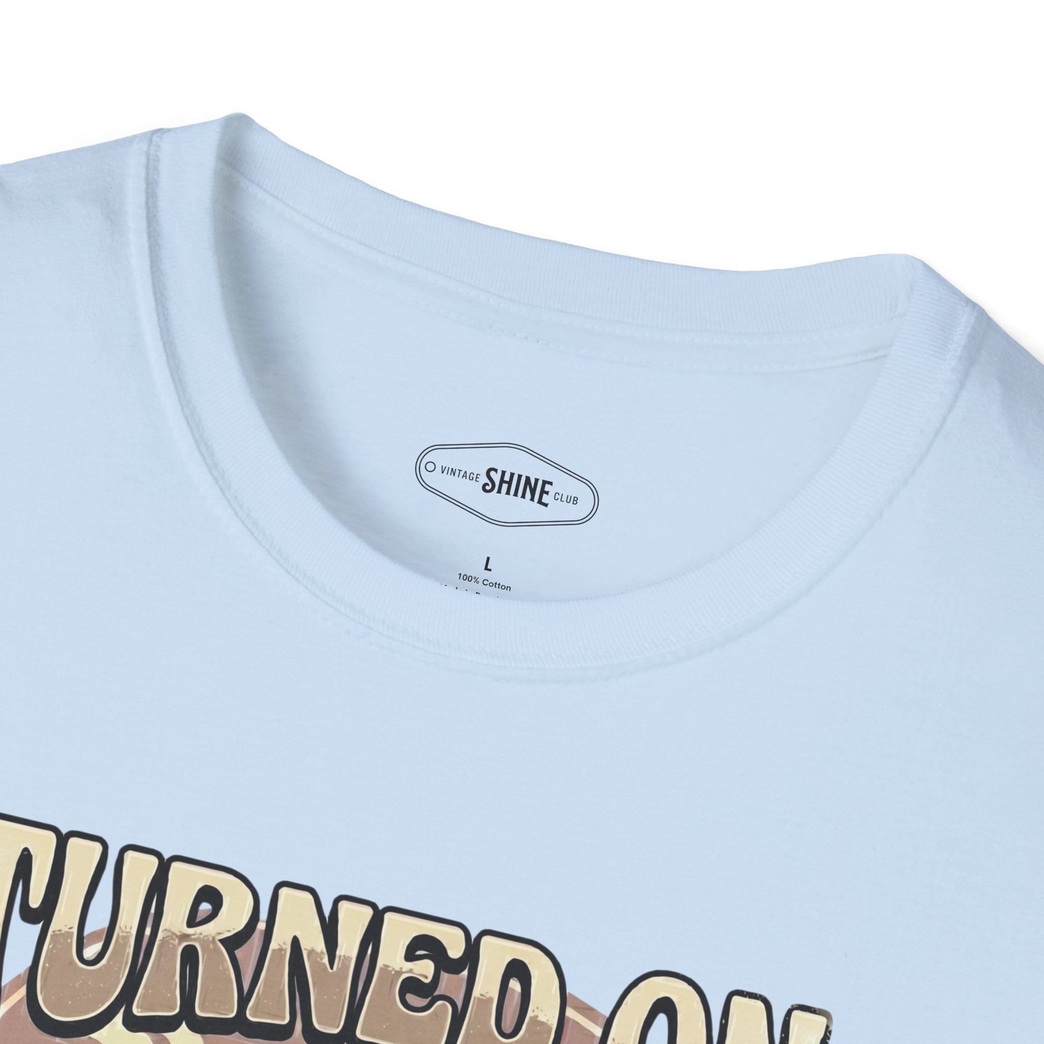 Turned On By Caffeine T-Shirt Vintage Design