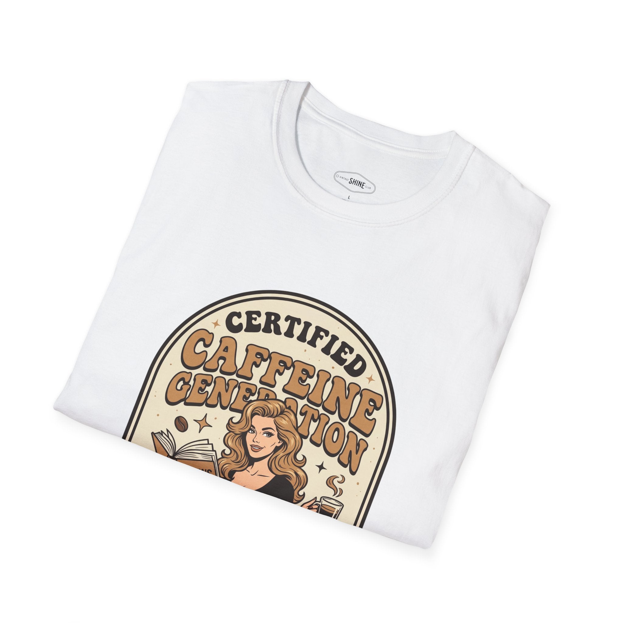 Certified Caffeine Generation T-Shirt Vintage Design