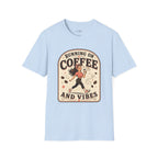 Running on Coffee and Vibes T-Shirt Vintage Design