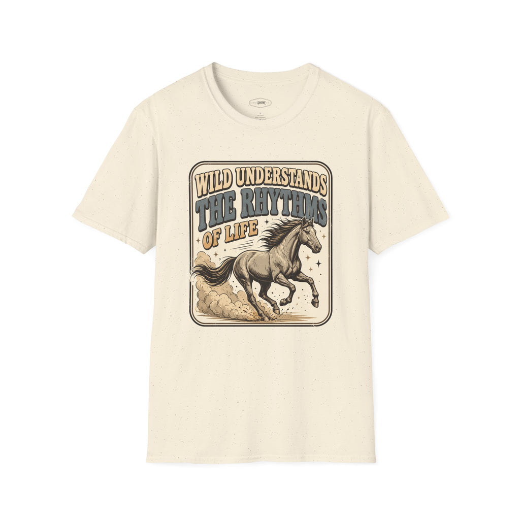 Wild Understands the Rhythms of Life T-Shirt Vintage Design