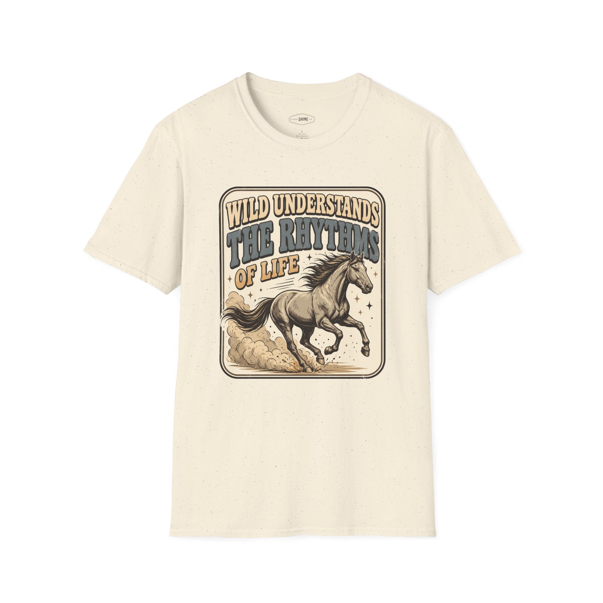 Wild Understands the Rhythms of Life T-Shirt Vintage Design
