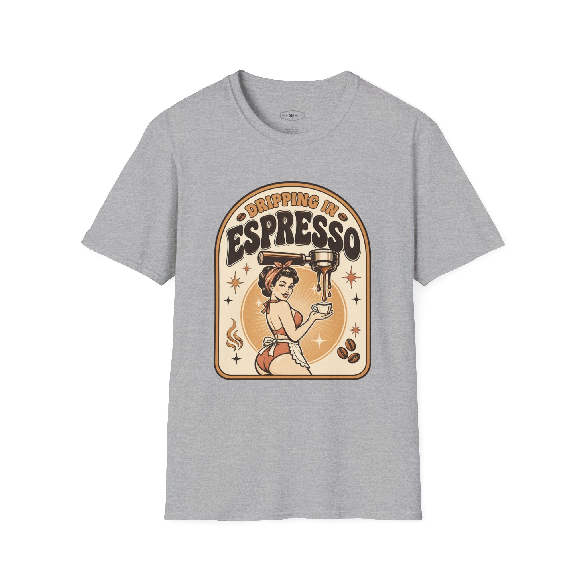 Dripping in Espresso T-Shirt Vintage Design