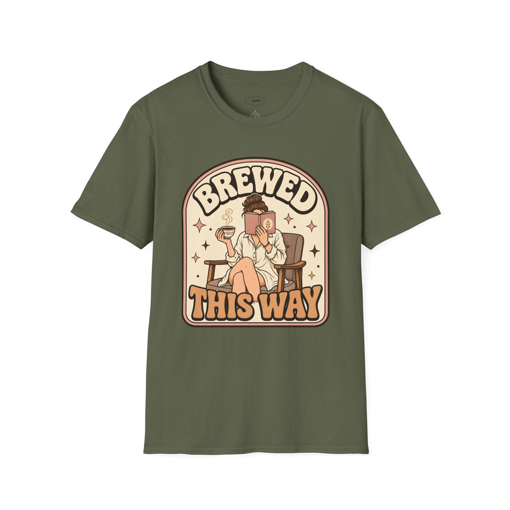 Brewed This Way T-Shirt Vintage Design