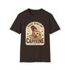 Baby Runs on Caffeine T-Shirt Vintage Design