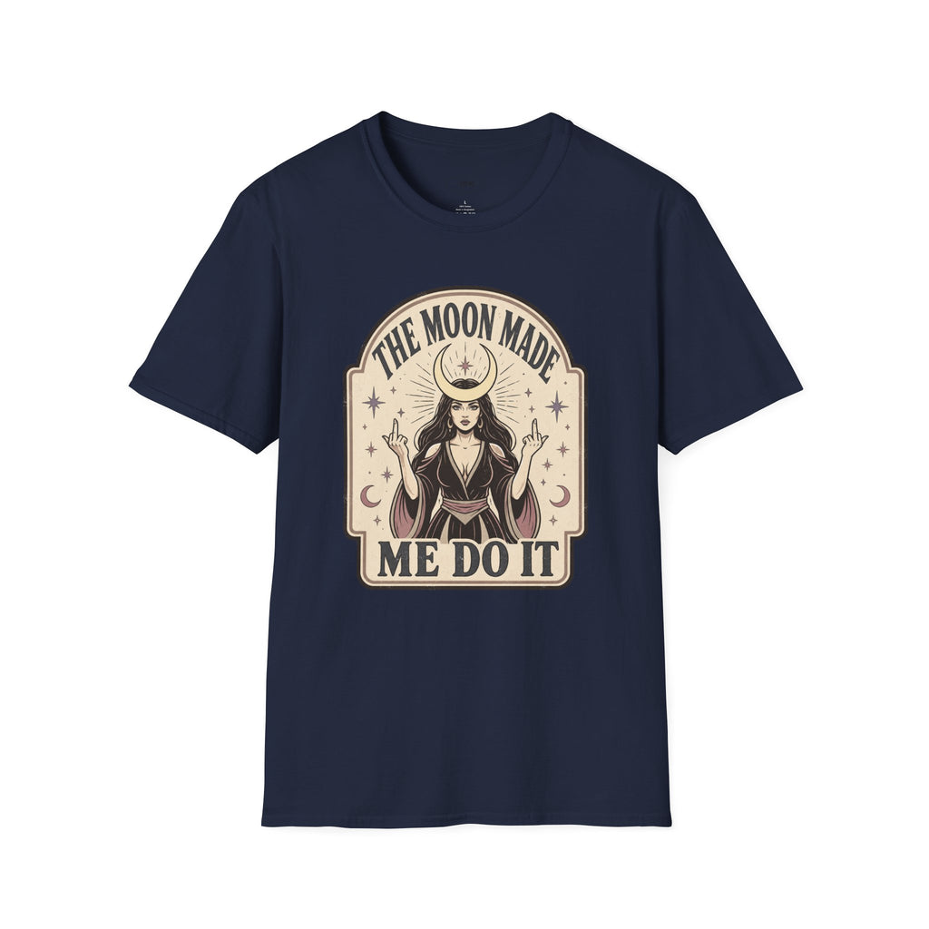 The Moon Made Me Do It T-Shirt Vintage Design