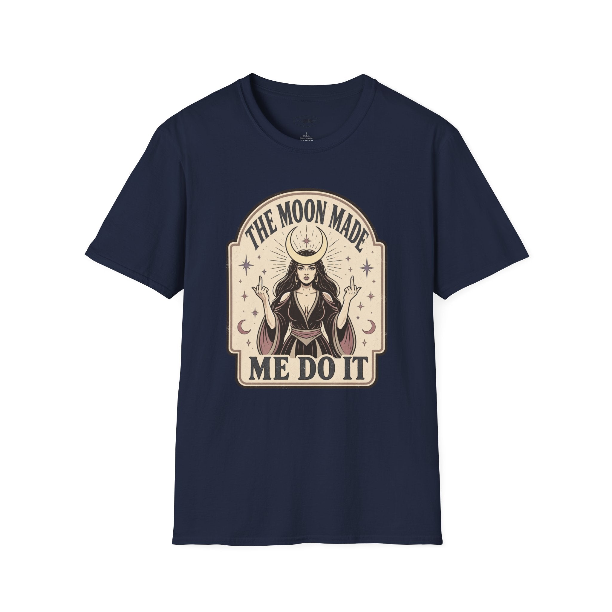 The Moon Made Me Do It T-Shirt Vintage Design