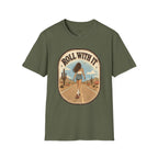 Roll With It T-Shirt Vintage Design